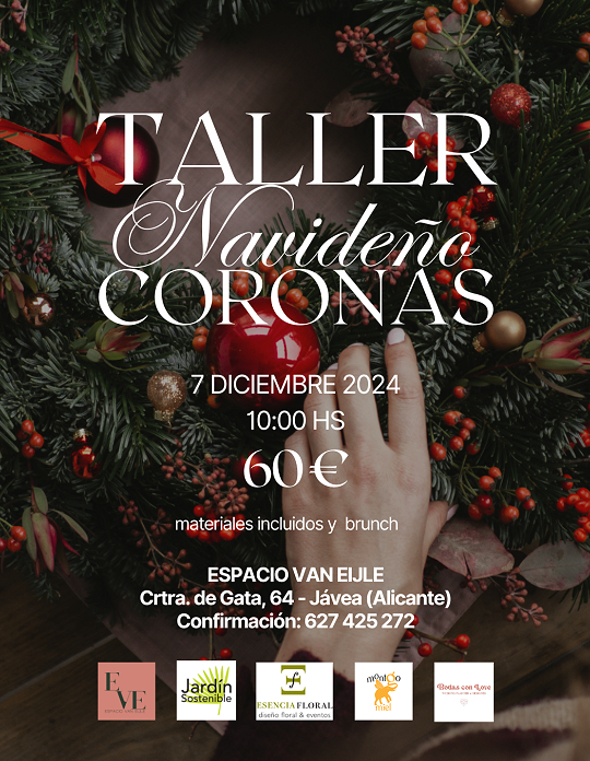 Foto evento Taller Navideño de Coronas