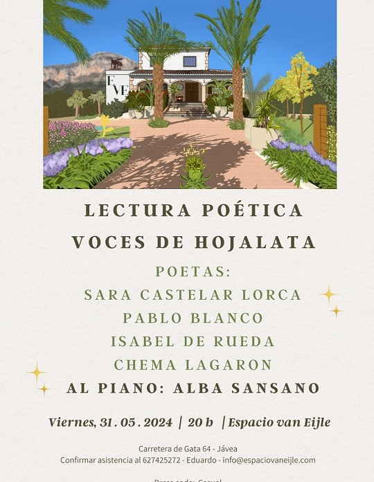 Foto evento Noche de Poesía en Espacio van Eijle